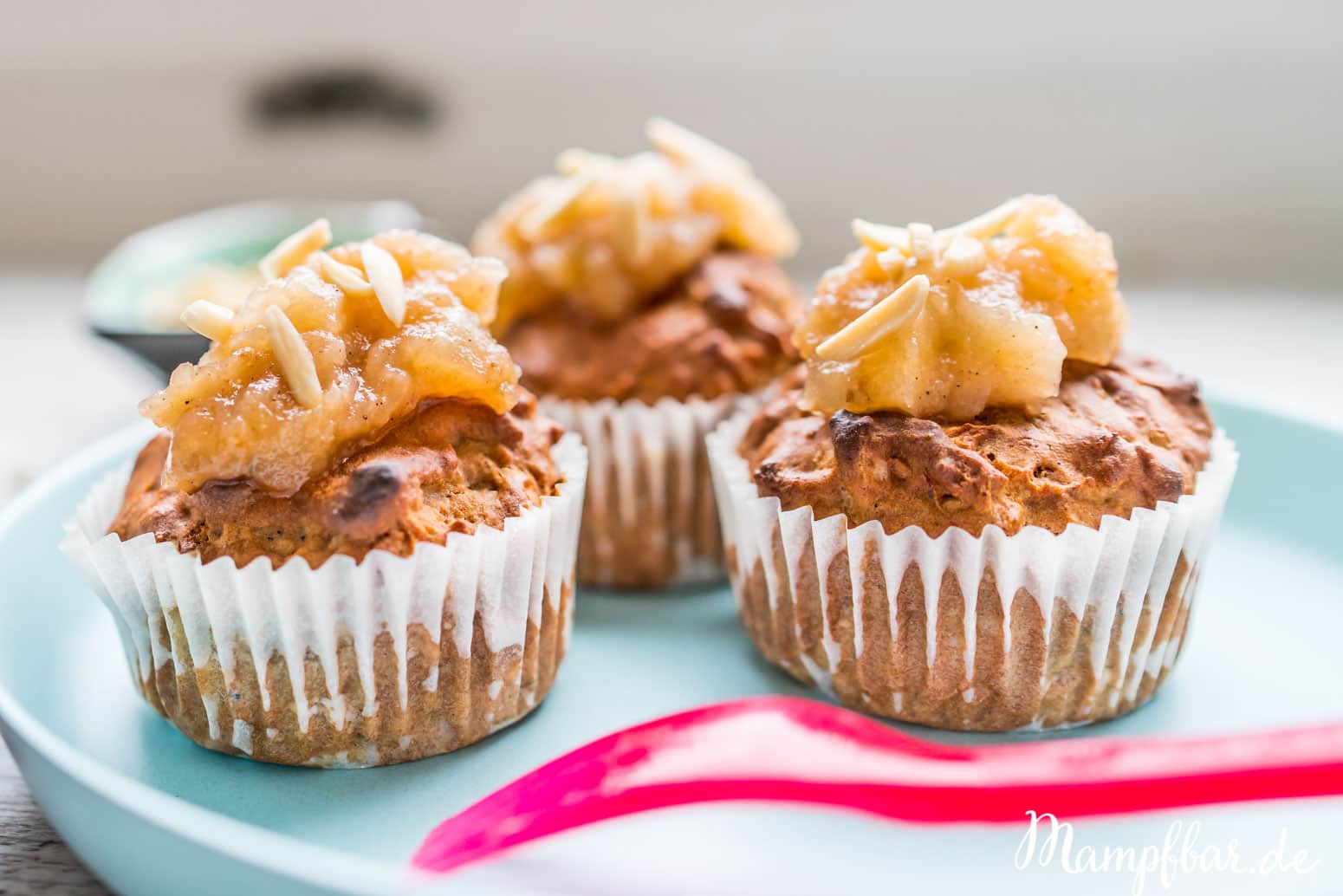 Gesunde Apfelmuffins mit Zimt (Kids approved) mampfbar