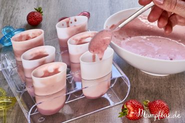 Toll für Kinder: dieses Eis ist ohne Zucker! Klickt hier für das ganz einfache Rezept und weitere leckere Ideen für eure Familie.