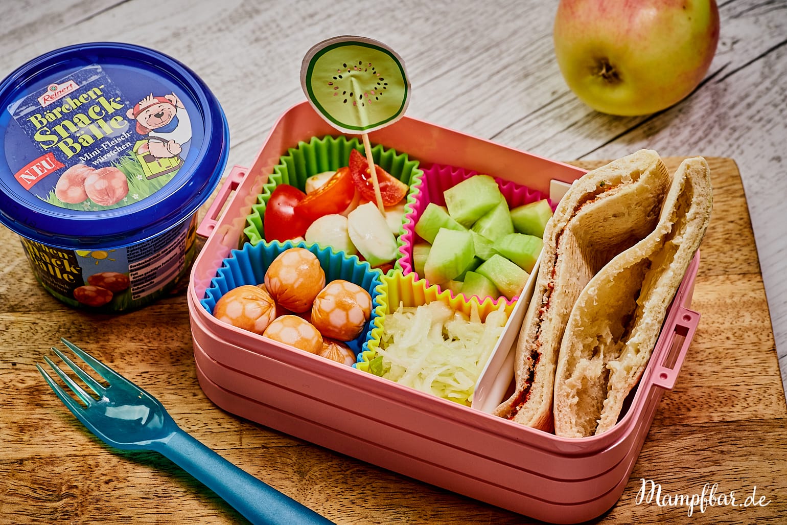 2 einfache Brotdosen/Lunchbox Rezepte für die Kita oder Schule - ganz schnell gemacht.