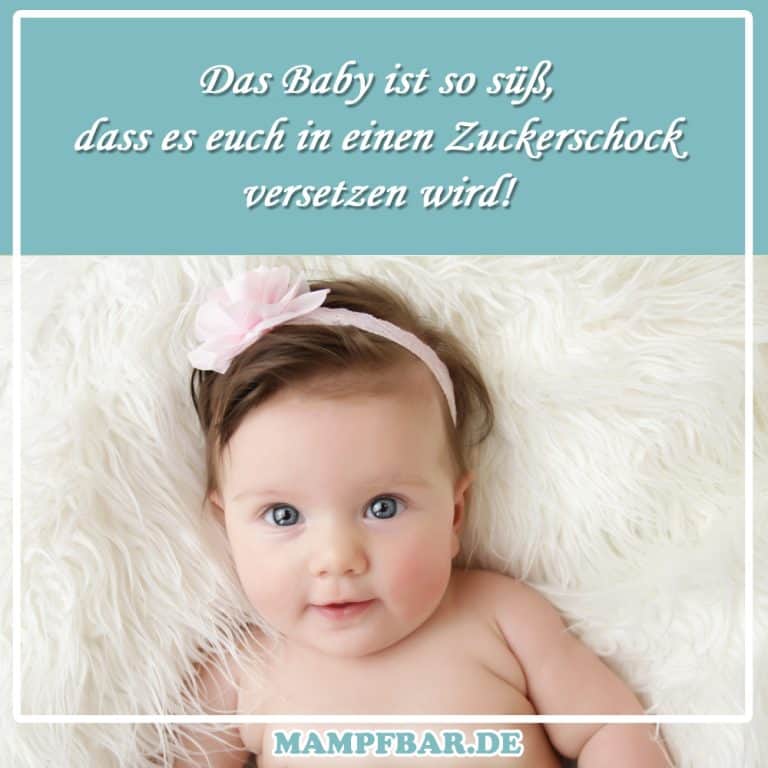 33 lustige BabySprüche & Glückwünsche zur Geburt (+ Bilder) mampfbar