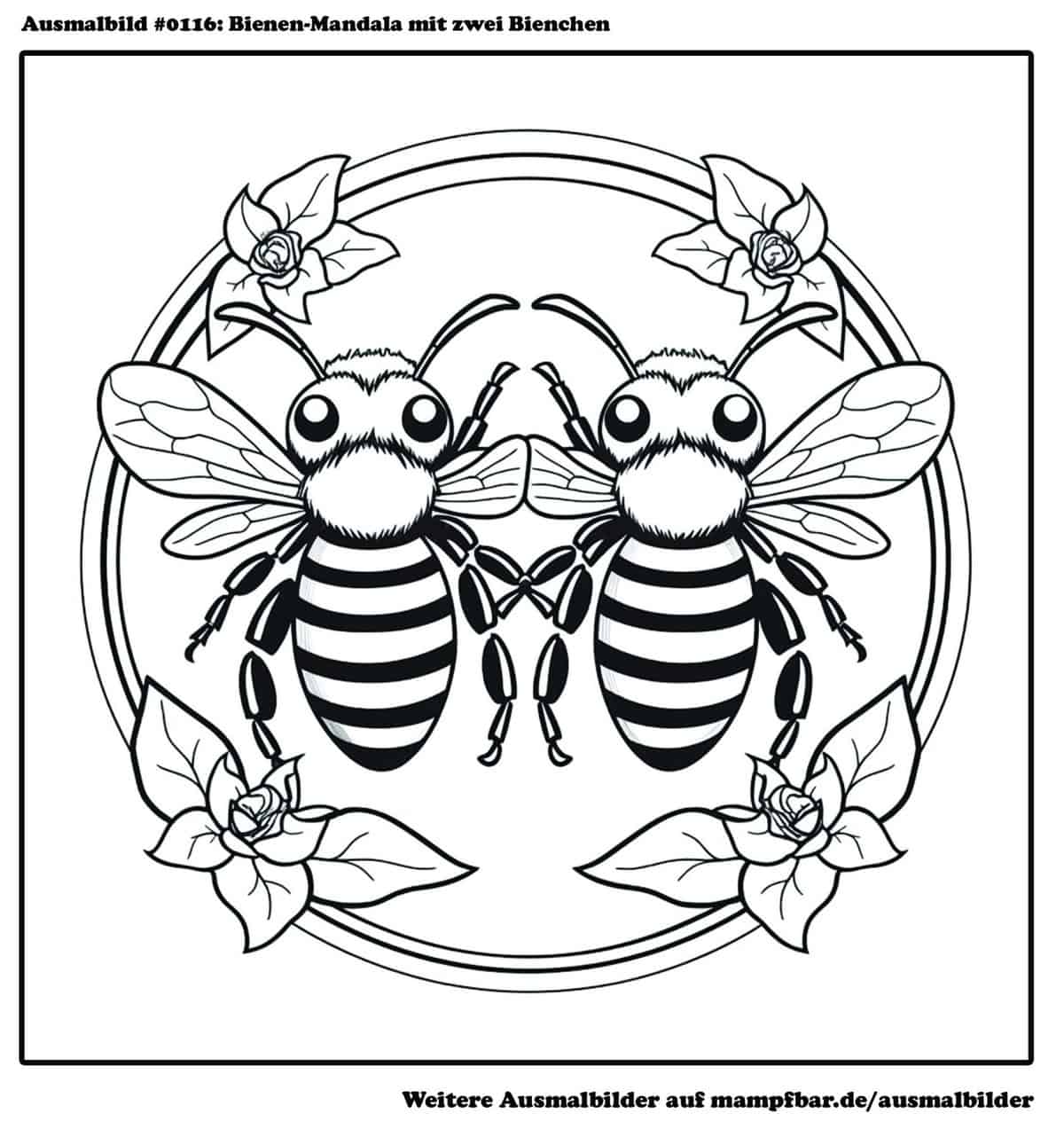 Summen, Malen, Entspannen: Kostenlose Bienen-Ausmalbilder für Groß und Klein!