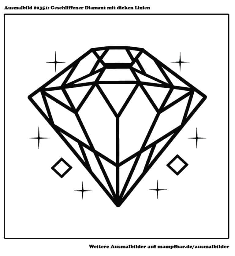 Funkelnde Ausmalbilder: Edelsteine zum Leben erwecken – Kostenlose Vorlagen für Groß und Klein!