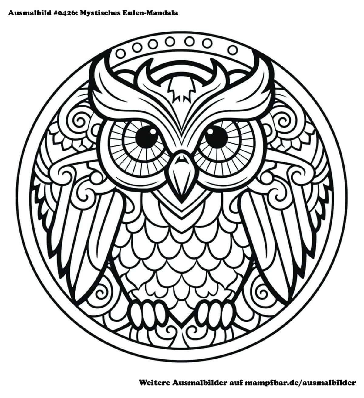 Entfessele deine Kreativität: Ausmalbilder Eulen Mandala – Kostenlose Vorlagen & Inspiration!