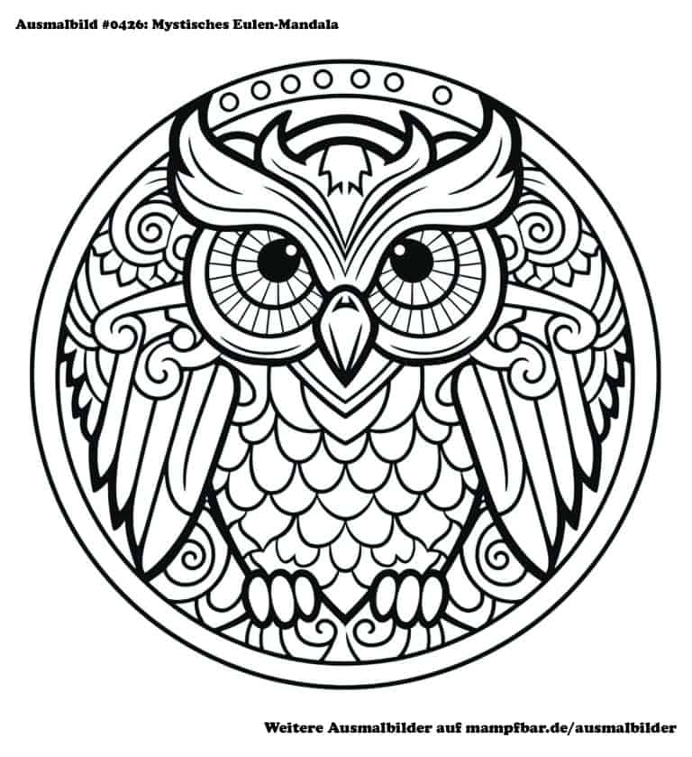 Entfessele deine Kreativität: Mandalas, Eulen & Ausmalbilder Kostenlos!