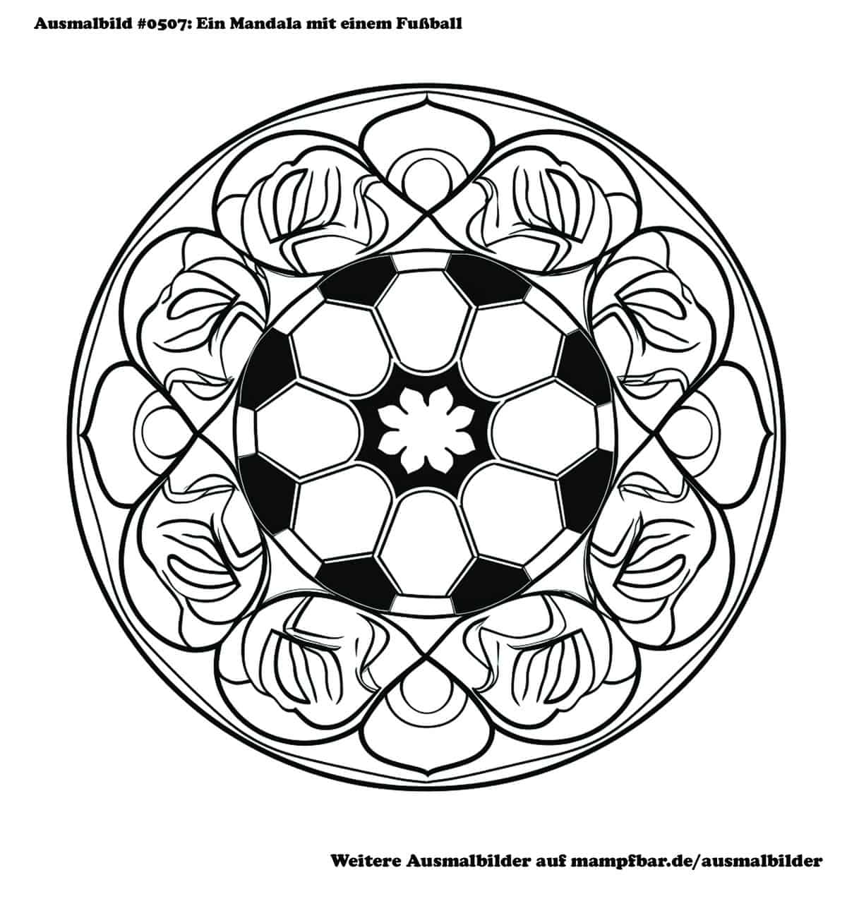  7 schöne Fußball-Ausmalbilder zum Ausdrucken 